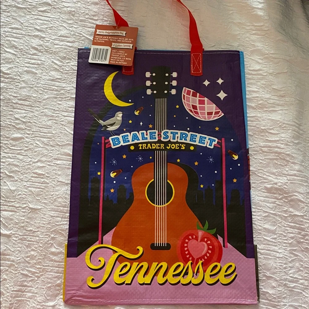 Trader Joe's Tennessee Volunteer State Reuseable Shopping Bag-  NWT - Picture 2 of 6